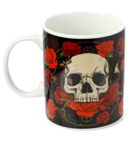 Puckator MUG400 Mug en porcelaine Motif crâne et roses en promo à 6,74€ (-52%) sur Amazon FR