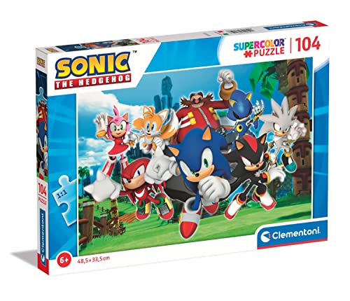 Clementoni | Puzzle Sonic 104 Pièces pour Enfant 6 Ans+ |... - Jouets & Jeux Amazon France à 11.90€