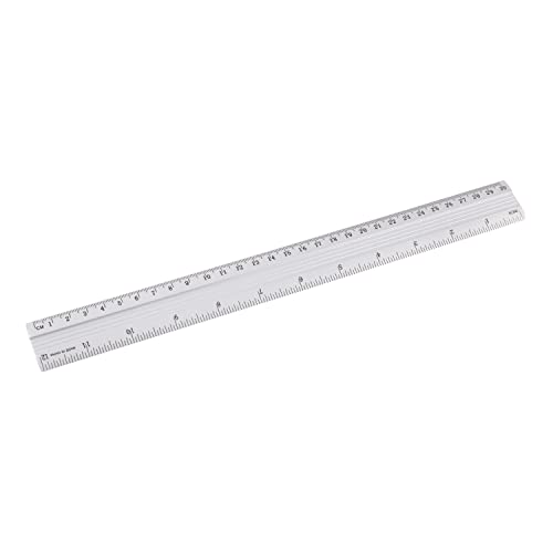 D.RECT Aluminium Ruler 30 cm - for School Office Home... - Bricolage & Outils Amazon Royaume-Uni à 1.75€