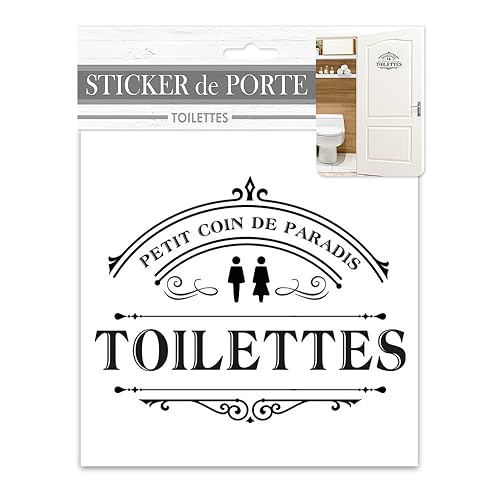 Sticker de Porte avec Citation – Toilettes - Auto & Moto Amazon France à 2.59€