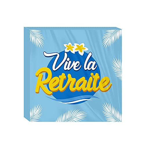STC Lot de 20 Serviettes en Papier - Vive la Retraite en promo à 2,49€ (-59%) sur Amazon FR