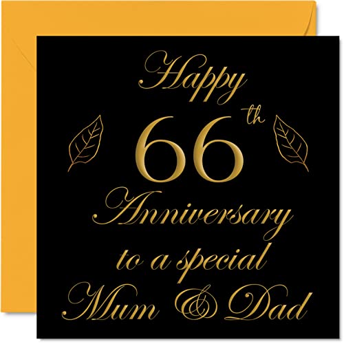 Special 66th Anniversary Card for Dad Mum Parents - Special... - Bon plan à 1.91€