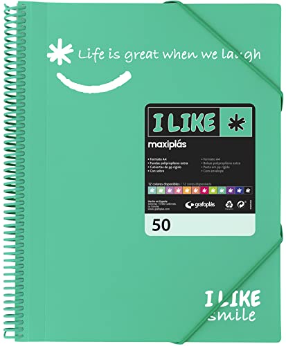 Grafoplás 39225036 Classeur à pochettes spirales A4... en promo à 13,64€ (-53%) sur Amazon FR