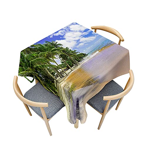 Morbuy Tischdecken Quadratisch, Ozean Wellen Muster... - Maison & Cuisine Amazon Allemagne à 2.49€