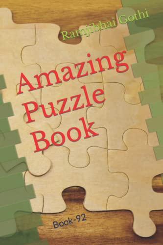 Amazing Puzzle Book: Book-92 en promo sur Amazon