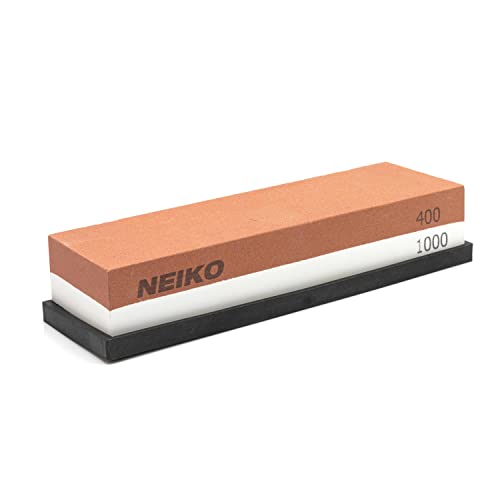 NEIKO 54004A Whetstone, Knife Sharpening Stone, 400 & 1000... - Bon plan à 7.76€