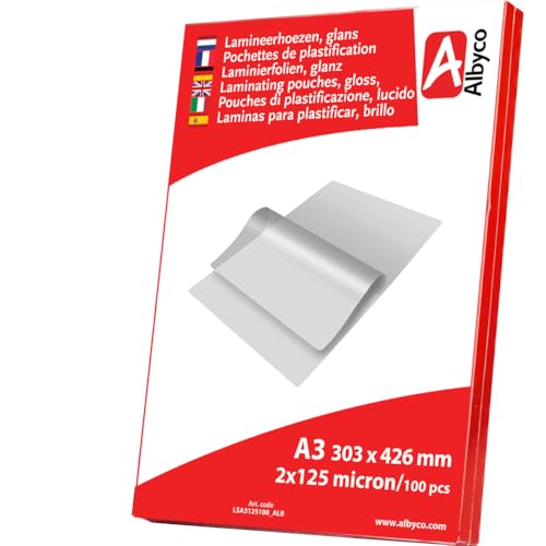 Albyco Fundas Plastificar - Laminas para plastificar... - Auto & Motorcycle Amazon Spain à 18.90€