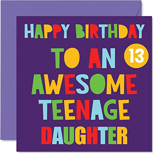 Fun 13th Birthday Cards for Daughter - Awesome Teenage... - Auto & Motorcycle Amazon UK à 1.75€