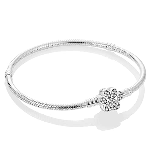 MULA Charm Pulsera Cadena de Serpiente Pulsera de Plata de... - Bijoux & Montres Amazon Espagne à 5.98€
