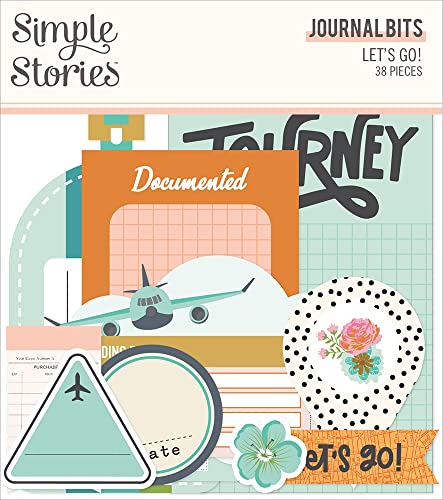Simple Stories Let's GO BITS Journal Papier - Loisirs Créatifs Amazon France à 13.75€