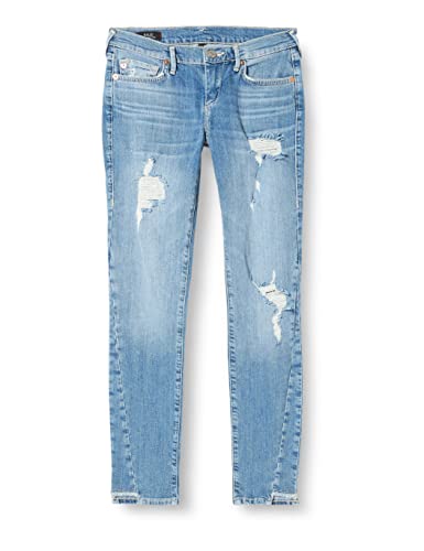 True Religion Halle Triangle Destroy Light Blue Denim - Maison & Cuisine en promo à 27.46€