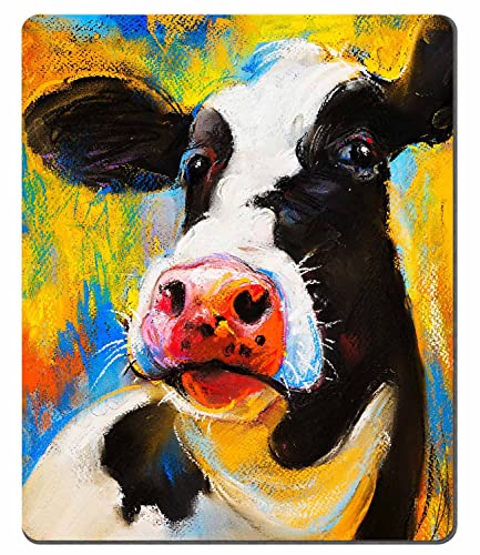 Mauspad mit Kuh-Porträt, moderne Kunst, Ölgemälde... - Maison & Cuisine Amazon Allemagne à 0.50€