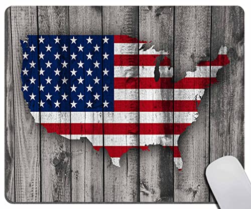 Karte und Flagge der USA auf verwittertem Holz Mauspad für... - Maison & Cuisine Amazon Allemagne à 0.50€