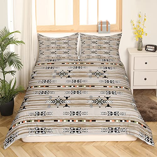 Parure de lit bohème occidental - 155 x 220 cm - Motif... - Maison & Cuisine Amazon France à 28.13€