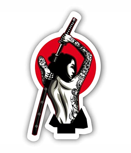 AMA SHOP Adhesivo de PVC moldeado Samurai mujer para... - Loisirs Créatifs Amazon Espagne à 2.70€