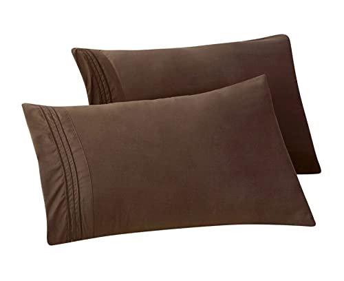 Elegant Comfort Solide Kissenbezüge, Fadenzahl 1500... - Maison & Cuisine Amazon Allemagne à 6.47€