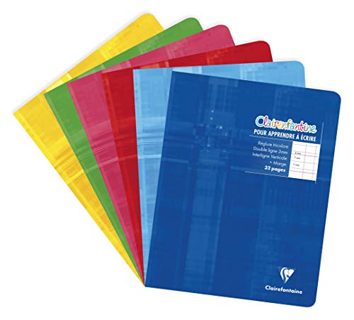 Clairefontaine 3794AMZC Lot de 6 Cahiers d'Écriture Agrafés... - Auto & Moto Amazon France à 5.09€