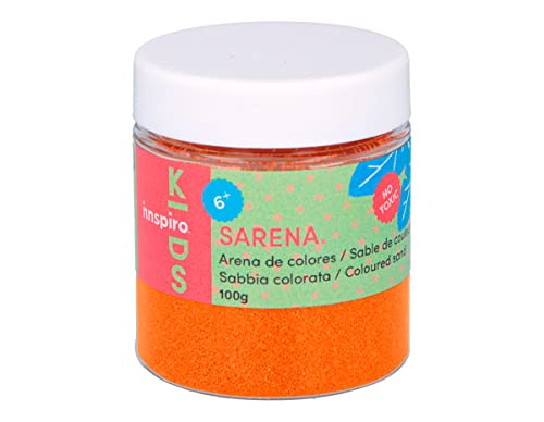 INNSPIRO Sable de couleur orange 100 gr, pour décoration et... - Jouets & Jeux Amazon France à 1.74€