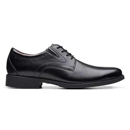 Clarks Scarpe da Uomo Whiddon Plain Oxford, Black Leather... - Auto & Moto en promo à 45.24€