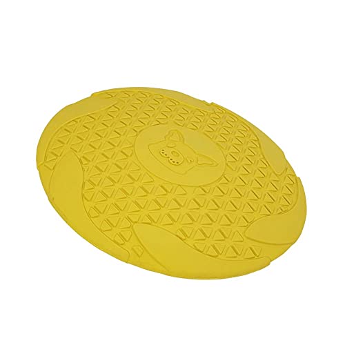 Nobby 63580 Fly-Disc en Caoutchouc Plein Jaune Ø 18 cm - Bricolage & Outils en promo à 9.59€