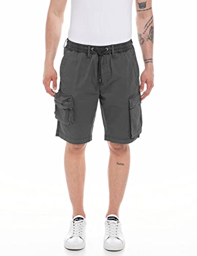 REPLAY M9927 Pantalones Cortos Cargo, 391 Dark Grey, 29W... - Maison & Cuisine Amazon Espagne à 29.12€