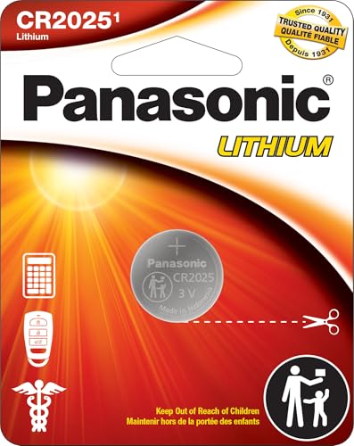 Panasonic CR2025 - Pilas de botón de litio de larga... - High-Tech & Électronique Amazon Espagne à 2.50€