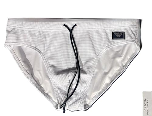 EMPORIO ARMANI Man Satin Label Slip Weiß XXL, weiß, XXL - Mode & Vêtements Amazon Allemagne à 21.40€