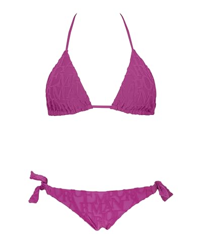 Emporio Armani Woman 3D Bold Logo Triangle Bikini Violet XL - Amazon Royaume-Uni à 47.52€