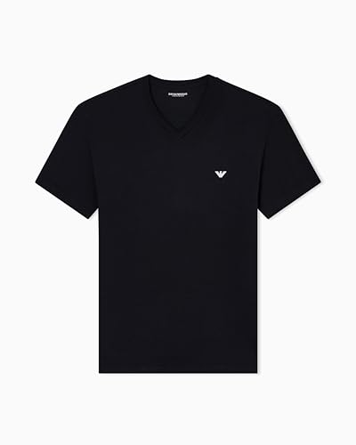 Emporio Armani Camiseta de algodón con Cuello en V para... - Amazon Espagne à 20.22€