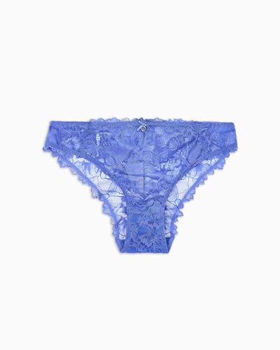 Emporio Armani Woman Eternal Lace Brief Blue L - Amazon Royaume-Uni à 17.41€
