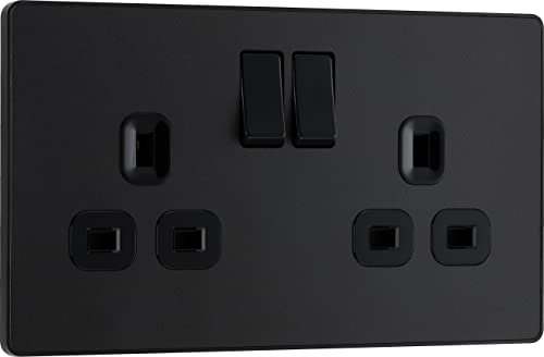 BG Electrical PCDMB22B Prise murale à double interrupteur... - High-Tech & Électronique en promo à 14.77€