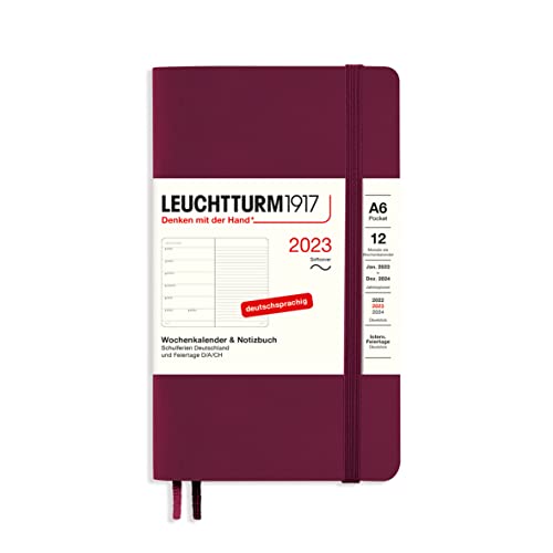 LEUCHTTURM1917 365709 Wochenkalender & Notizbuch Softcover... - Amazon Allemagne à 5.62€