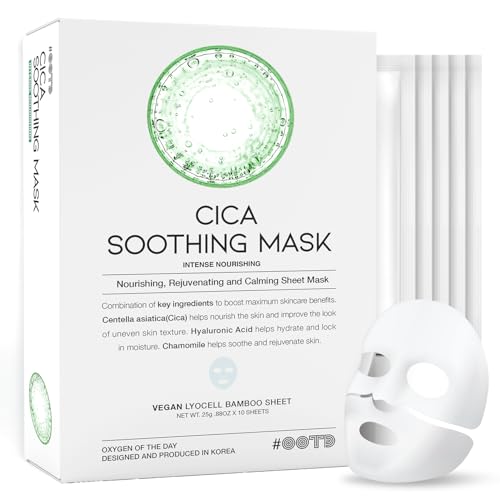 #OOTD Cica Soothing Sheet Mask – Beruhigende Cica-Maske... - Amazon Allemagne à 1.20€