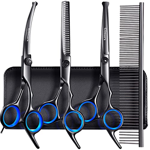 Gimars Dog Grooming Scissors Kit Professional 4CR with... - Maison & Cuisine Amazon Royaume-Uni à 9.37€