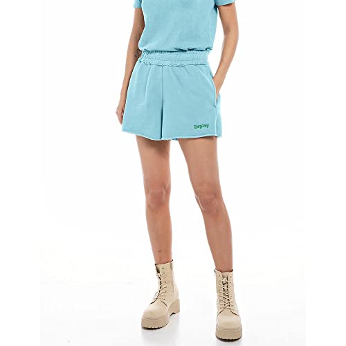 REPLAY W8070 Pantalones Cortos Informales, 109 Aegean Sky... - Maison & Cuisine Amazon Espagne à 38.13€