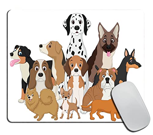 Small Mouse Pad 7.9 x 9.5 Inch , Funny Dogs Cartoon... - Maison & Cuisine Amazon Royaume-Uni à 0.50€