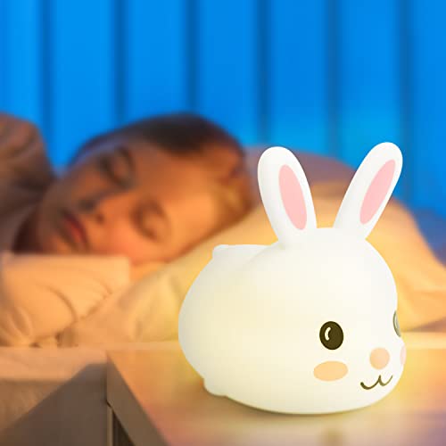 Kidoola Bunny Night Light, Nightlight Lamp, 6 Colour Touch... - Maison & Cuisine Amazon Royaume-Uni à 8.70€