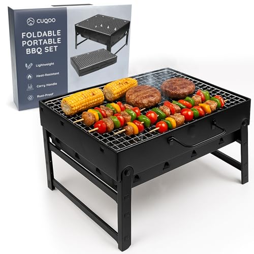 CUQOO Easy-to-use Portable BBQ Grill – Foldable Barbeque... - Nouvelle promo Amazon à 11.99€