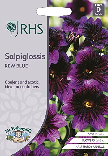 Mr Fothergill's RHS SALPIGLOSSIS Kew Blue - Amazon Royaume-Uni à 2.40€