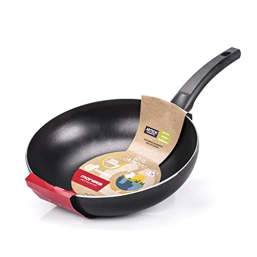 Moneta Gea Wok 28 cm, aluminium 100% recyclé, pour chaque... - Sports & Fitness en promo à 29.24€