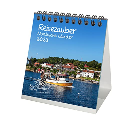 Travel Magic Nordic Countries Desk Calendar for 2023 Format... - Maison & Cuisine Amazon Royaume-Uni à 8.86€