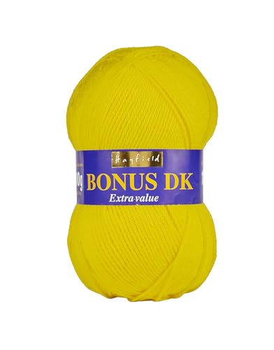 Hayfield Bonus DK Doppelstrickgarn, Sunshine (555), 100 g... - Home & Kitchen Amazon Germany à 4.18€