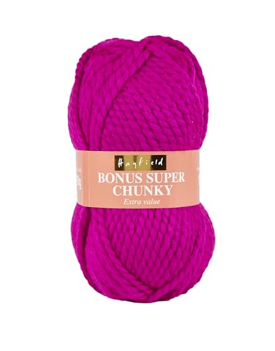 Sirdar Hayfield Bonus Super Chunky, Magenta (564), 100 g - Loisirs Créatifs Amazon France à 2.77€