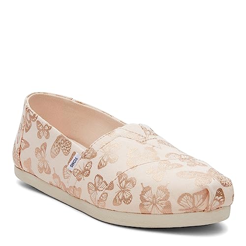 TOMS Chaussures Plates pour Femme Alpargata Print, Pink B...