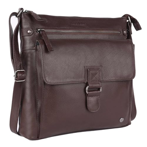 LEDERBUCK Shirley - Bolso bandolera grande de piel... - Mode & Vêtements Amazon Espagne à 52.16€