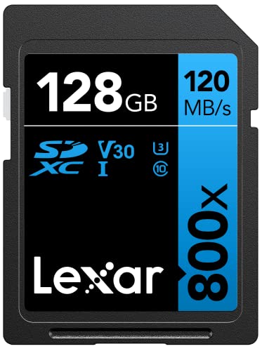 Lexar High-Performance 800x Tarjeta SD 128GB, SDXC UHS-I... - Bon plan à 22.99€
