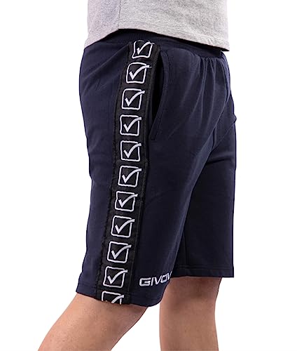 GIVOVA Bermuda Terry Band Blu - Mode & Vêtements en promo à 18.11€