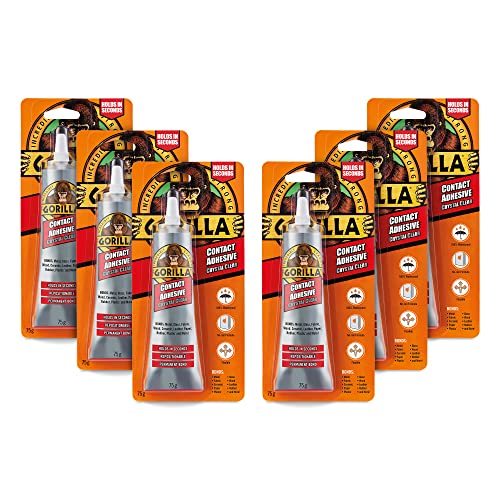 Gorilla Contact Adhesive 75g (6 Pack) - Maison & Cuisine Amazon Royaume-Uni à 28.59€