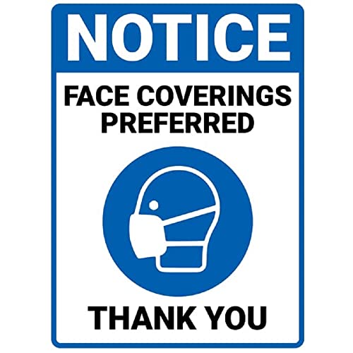 Notice - Please Wear A Face Mask - 150x200mmSelf Adhesive... - Maison & Cuisine Amazon Royaume-Uni à 2.07€
