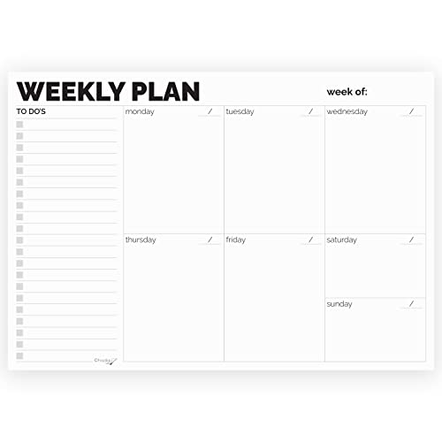 Hadigu Weekly Planner Pad 10x7 Undated Tear-Off Desk... - Maison & Cuisine Amazon Royaume-Uni à 17.60€